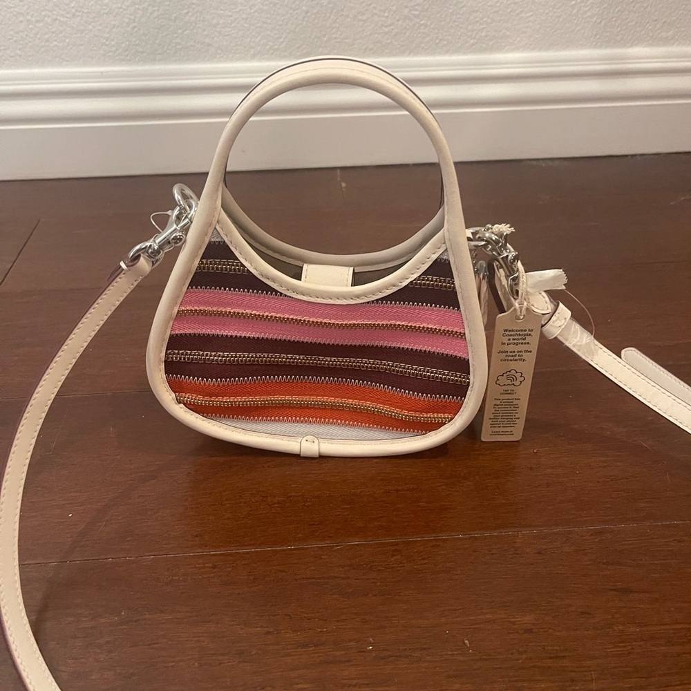 nwt Coachtopia mini ergo Bag with Crossbody strap in Upcrafted Zippers - Picture 4 of 9